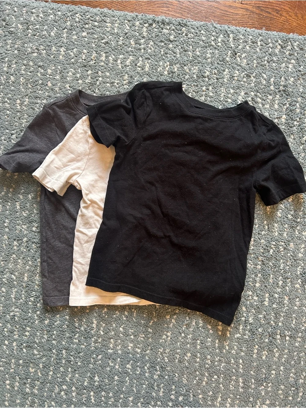 Old Navy Kids Short Sleeve Tees - Black, White, Gray